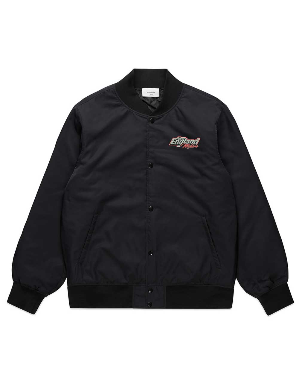 New England Motors Embroidered Bomber Jacket