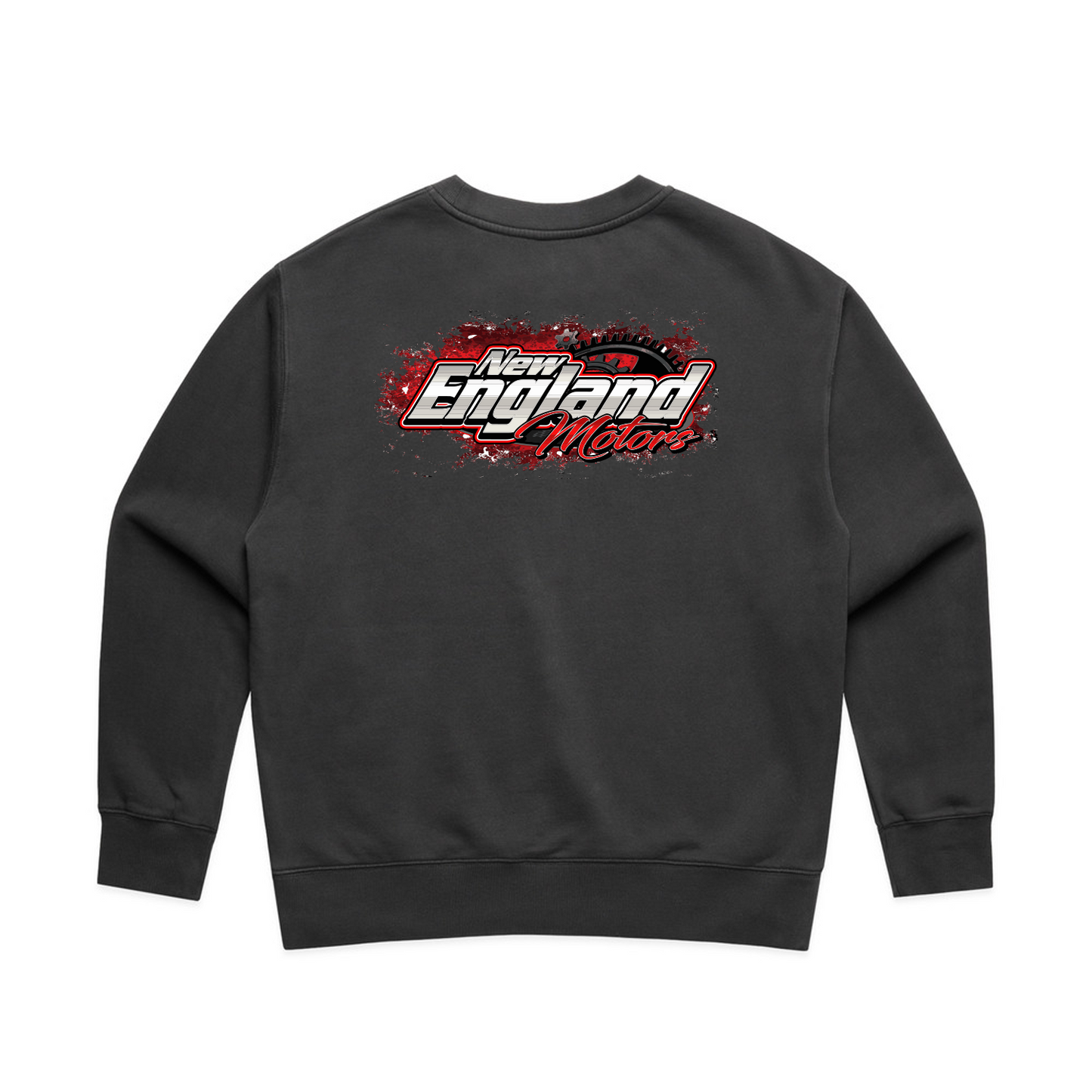 New England Motors - Women's Relax Faded Crewneck Sweatshirt
