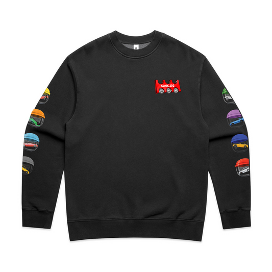 New England Motors - Sonic 203 Gachapon Faded Crewneck Sweatshirt